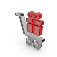 Gift Shopping Cart Symbol PNG & PSD Images