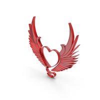 Wings Heart Devil PNG & PSD Images