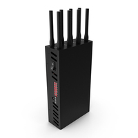 Mobile Phone Signal Detector Black New PNG & PSD Images