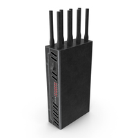 Mobile Phone Signal Detector Black Used PNG & PSD Images