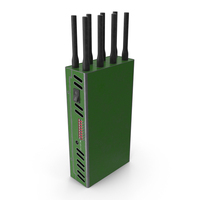 Mobile Phone Signal Detector Green Used PNG & PSD Images
