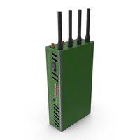 Mobile Phone Signal Detector Green Used PNG & PSD Images