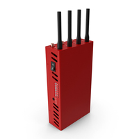 Mobile Phone Signal Detector Red New PNG & PSD Images