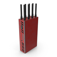 Mobile Phone Signal Detector Red Used PNG & PSD Images