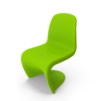 Panton Chair Green PNG & PSD Images
