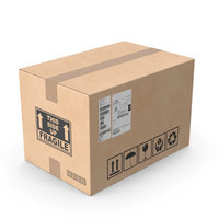 Cardboard Box Closed PNG & PSD Images