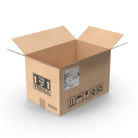 Cardboard Box Open PNG & PSD Images