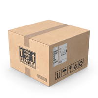Cardboard Box Closed PNG & PSD Images