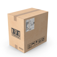 Cardboard Box Closed PNG & PSD Images