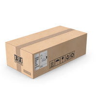 Cardboard Box Closed PNG & PSD Images