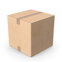 Cardboard Box Simple Closed PNG & PSD Images
