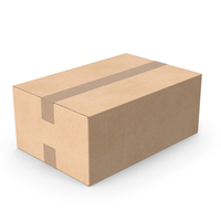 Cardboard Box Simple Closed PNG & PSD Images