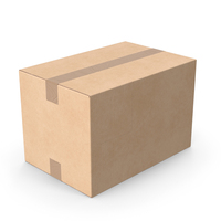 Cardboard Box Simple Closed PNG & PSD Images