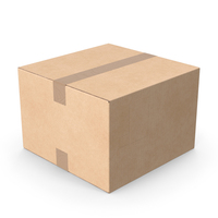Cardboard Box Simple Closed PNG & PSD Images