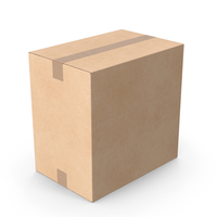 Cardboard Box Simple Closed PNG & PSD Images