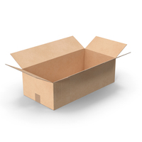 Cardboard Box Simple Open PNG & PSD Images