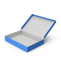 Blue Opened Box PNG & PSD Images