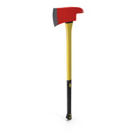New Fireman Axe With Plastic Handle PNG & PSD Images