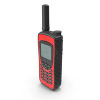 Red Rugged Satellite Phone PNG & PSD Images