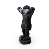 Weeping Gnome Garden Figurine PNG & PSD Images