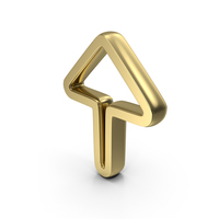 Upward Direction Arrow Outline Symbol PNG & PSD Images