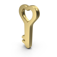 Heart Key Symbol PNG & PSD Images