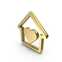 Love Home Symbol PNG & PSD Images