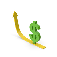 Rising Money Statistics PNG & PSD Images