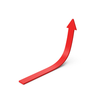 Rising Red Arrow PNG & PSD Images
