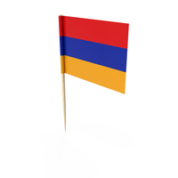 Armenia Tooth Pick Flag PNG & PSD Images