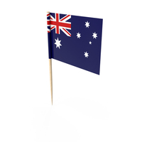 Australia Tooth Pick Flag PNG & PSD Images