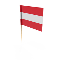 Austria Tooth Pick Flag PNG & PSD Images