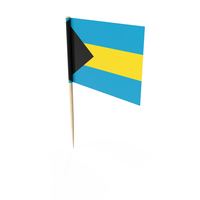 Bahamas Tooth Pick Flag PNG & PSD Images