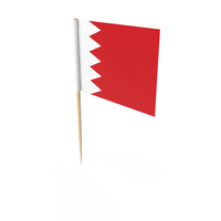 Bahrain Tooth Pick Flag PNG & PSD Images