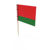 Belarus Tooth Pick Flag PNG & PSD Images