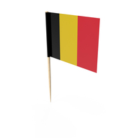 Belgium Tooth Pick Flag PNG & PSD Images