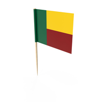 Benin Country Tooth Pick Flag PNG & PSD Images