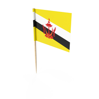 Brunei Tooth Pick Flag PNG & PSD Images