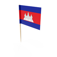 Cambodia Country Tooth Pick Flag PNG & PSD Images