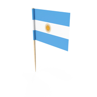 Argentina Tooth Pick Flag PNG & PSD Images