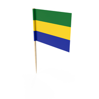 Gabon Tooth Pick Flag PNG & PSD Images