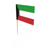 Kuwait Tooth Pick Flag PNG & PSD Images