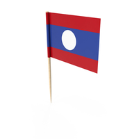 Laos Tooth Pick Flag PNG & PSD Images