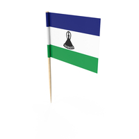 Lesotho Tooth Pick Flag PNG & PSD Images