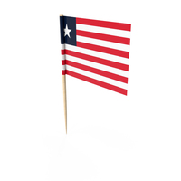 Liberia Tooth Pick Flag PNG & PSD Images