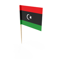 Libya Tooth Pick Flag PNG & PSD Images