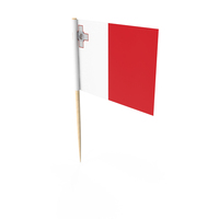 Malta Tooth Pick Flag PNG & PSD Images