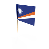 Marshall Islands Tooth Pick Flag PNG & PSD Images