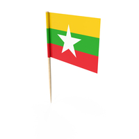 Myanmar Tooth Pick Flag PNG & PSD Images