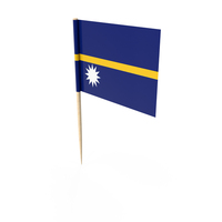 Nauru Tooth Pick Flag PNG & PSD Images